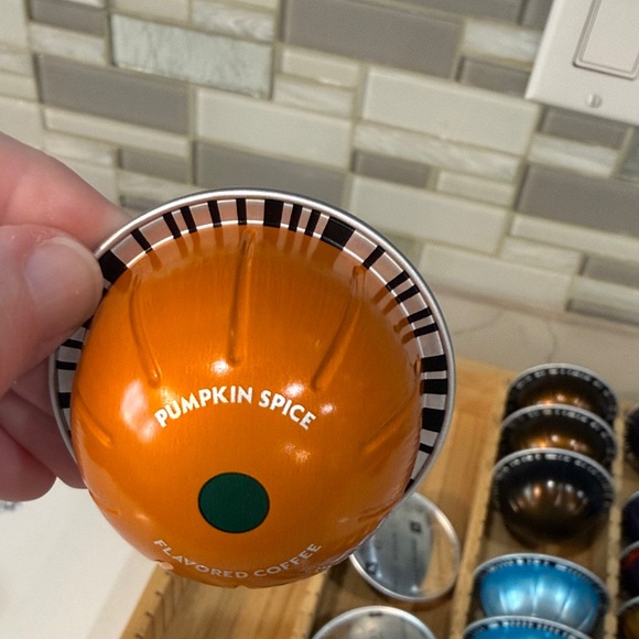 Bamboo Coffee Pod Holder Organizer Holds Nespresso pods with 23 Pods - Picture 8 of 13